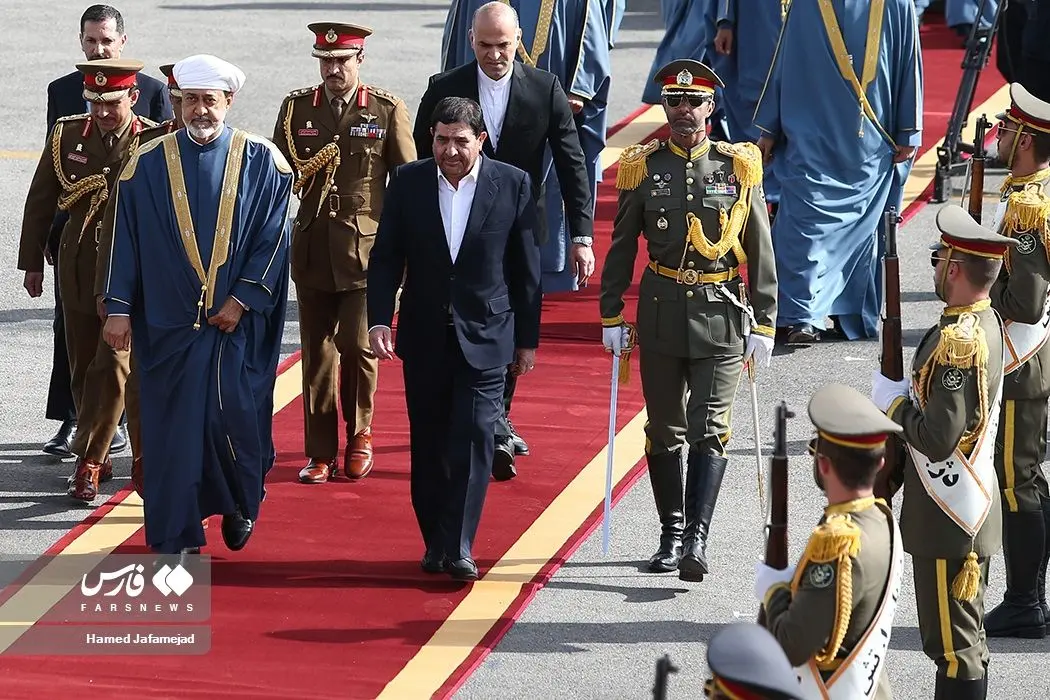 استقبال از سطان عمان در تهران 
