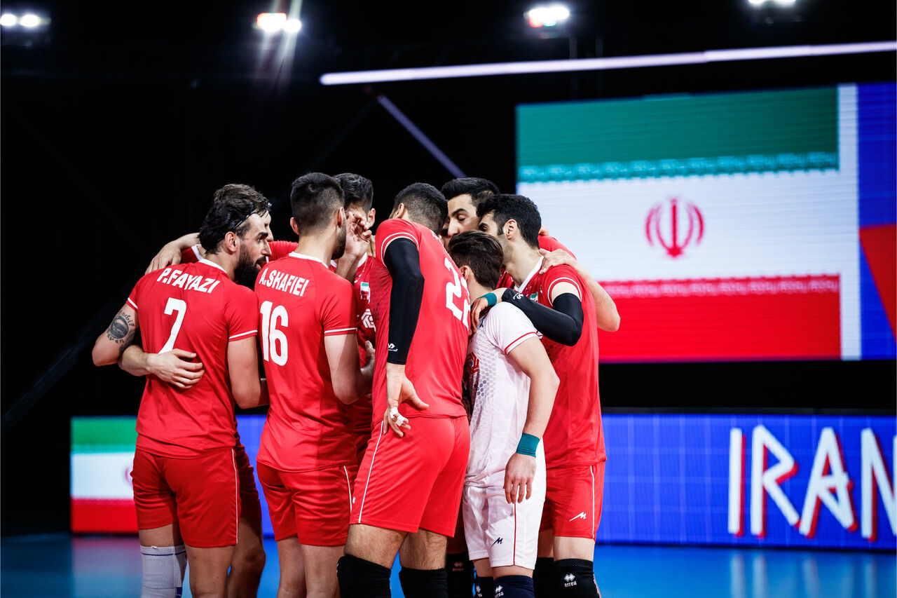 تساوی تیمهای ملی والیبال ایران و فرانسه